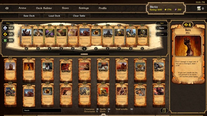 Scrolls-deck-creation