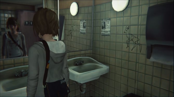 Life is Strange : Messages dans les toilettes