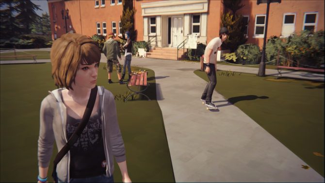 Life is Strange : devant les dortoirs