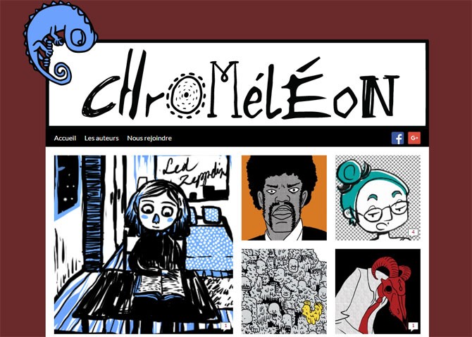 Aperçu du site chromeleon.fr